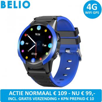 4G GPS Smartwatch ProKids-FA56- Horloge Kind - Blauw - Gratis verzending + € 10 KPN Prepaid